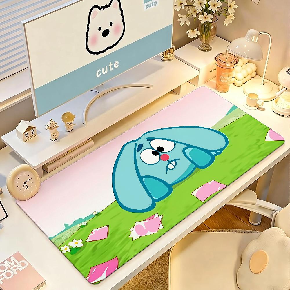 Cartoon Cute K-KikoRiki Smeshariki Mouse Pad Square Office Gaming Desk Mat Waterproof Non-Slip Rubber Decorative