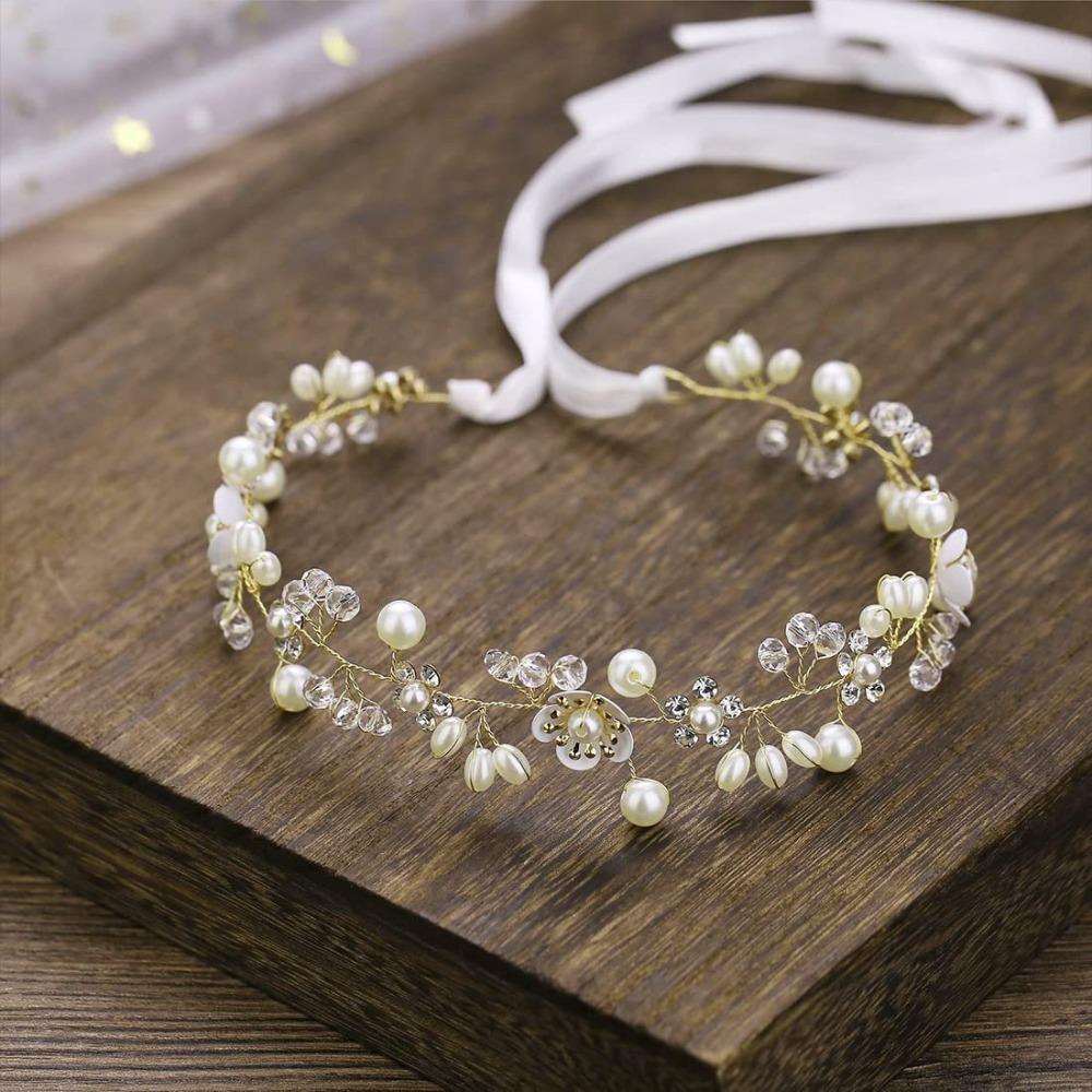 Handmade Bridal Wedding Headbands Bridal Headpeice Hair Accessories for Women Girl