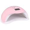 Digital Nail Dryer 24pcs Light Chips 48W Portable Multi Mode USB LED Manicure Lamp Pink