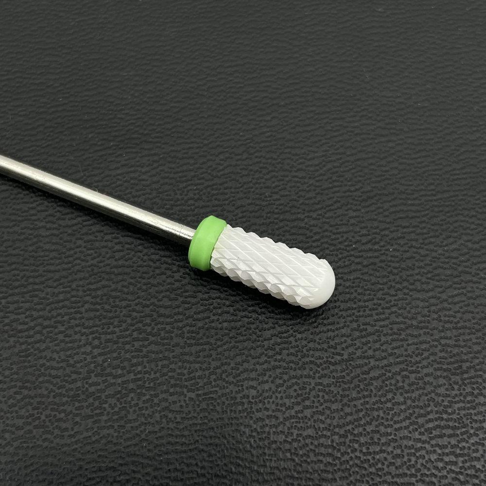 1Pc White Ceremic Nail Drill Bits Ceramic Cuticle Clean Bur Rotary Milling Cutters for Manicure Pedicure Dental Polishing Burs