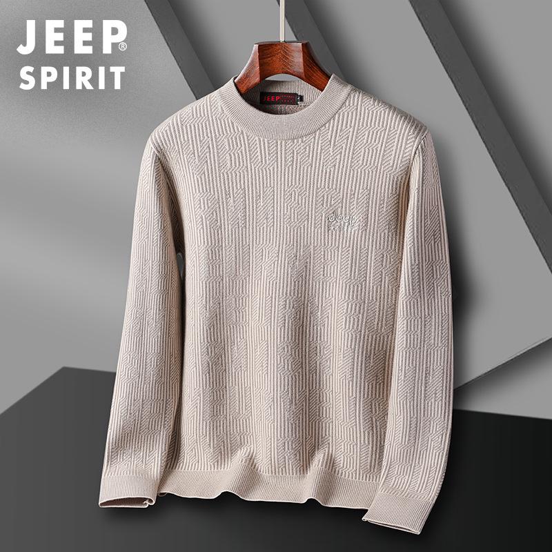 2025 Men s Winter Warm Knit Sweater, Round Neck, Long Sleeve, Thick Vertical Stripes, Trendy Cold Protection L