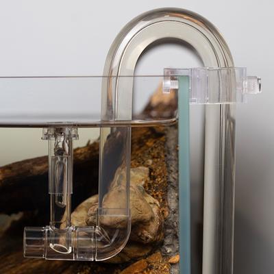 Aquarium oppervlakte skimmer transparant acryl voor inlaatfilter filtratie voor olie proteïne drijvende stoffilter