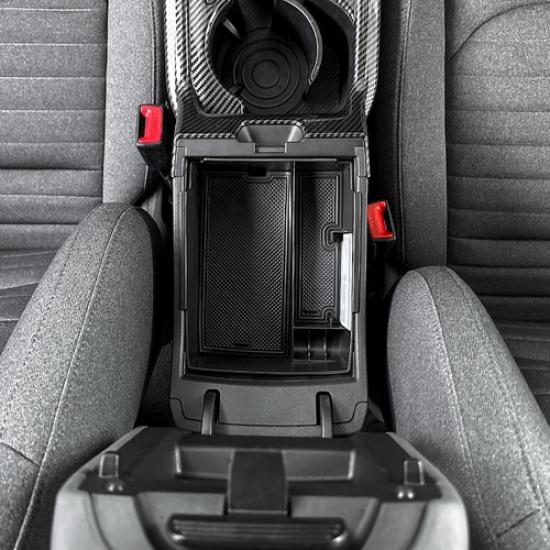 ABS Central Armrest Storage Box Organizer Container Tray For KIA K4 2024-2026