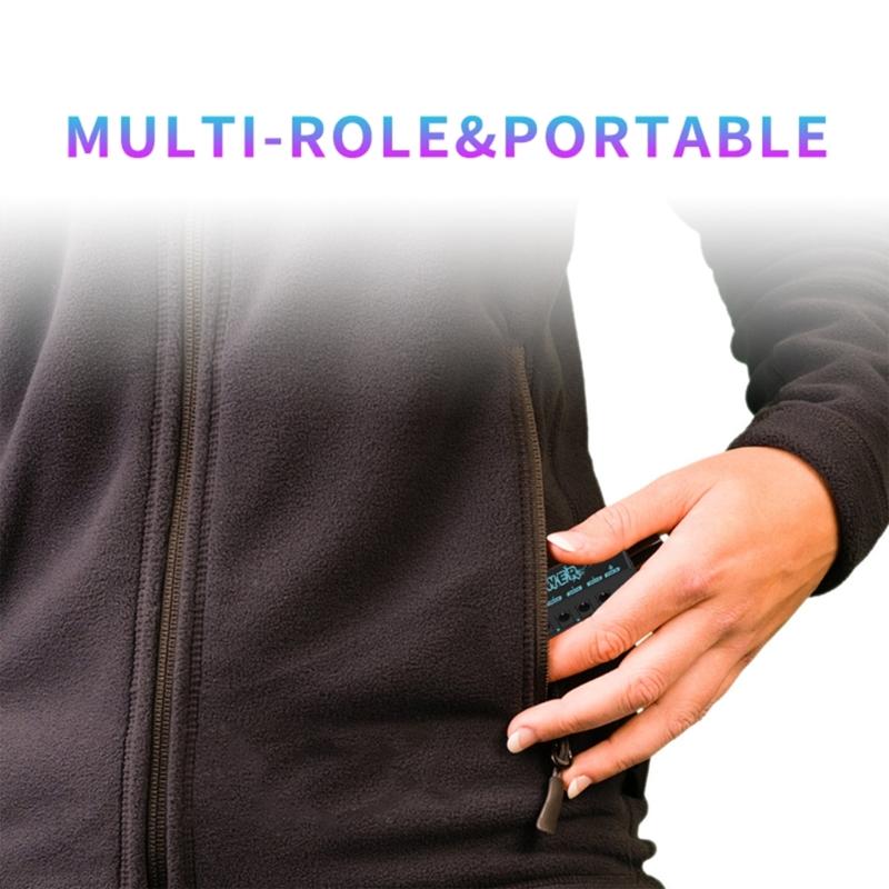 Insulated Guitar Effect Pedals Power Supply 8 Outputs 100mA 300mA for 9V Guitar Effects Pedals with LED Instructions