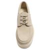 Zara Leather Lightweight Comfortable Sailing Boat Shoes Men Shoes Light-Beige 12413520002