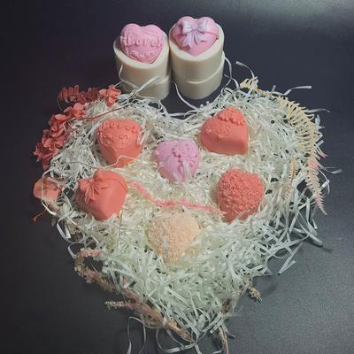 Silicone Soap Mold Love Heart Rose Chocolate Mold Candle Polymer Clay Mold Handicraft DIY Soap Base Mold Gift for Girl