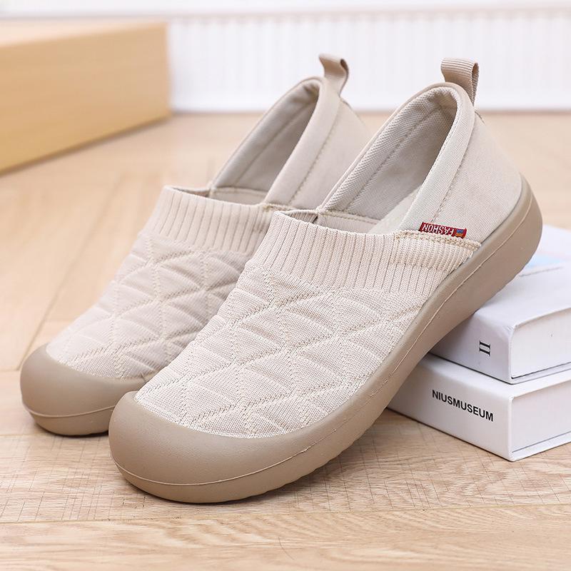 Spring & Autumn Women's Slip-On Soft Sole Shoes - Lightweight, Comfortable, Non-Slip, Fashionable for Work & Casual Wear