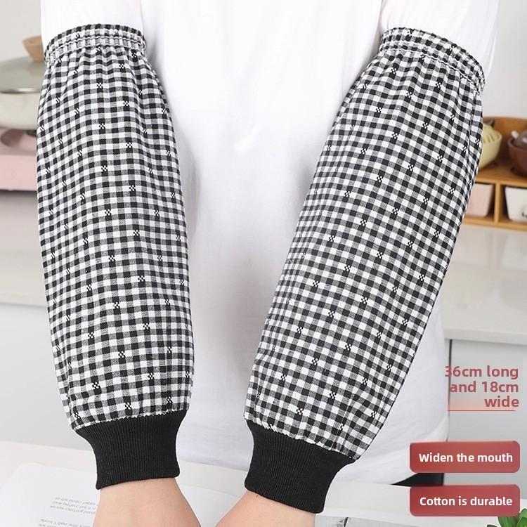 

Мужской и женский удлиненный рукав с винтовым вырезом, чистый, устойчивый к маслу, пятнам, износостойкий A pair of Sleeve чёрный