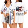 Unisex Baseball Jersey Top with Independence Day Print Button Down Short Sleeve Athletic Shirt We the 250 Years of Design