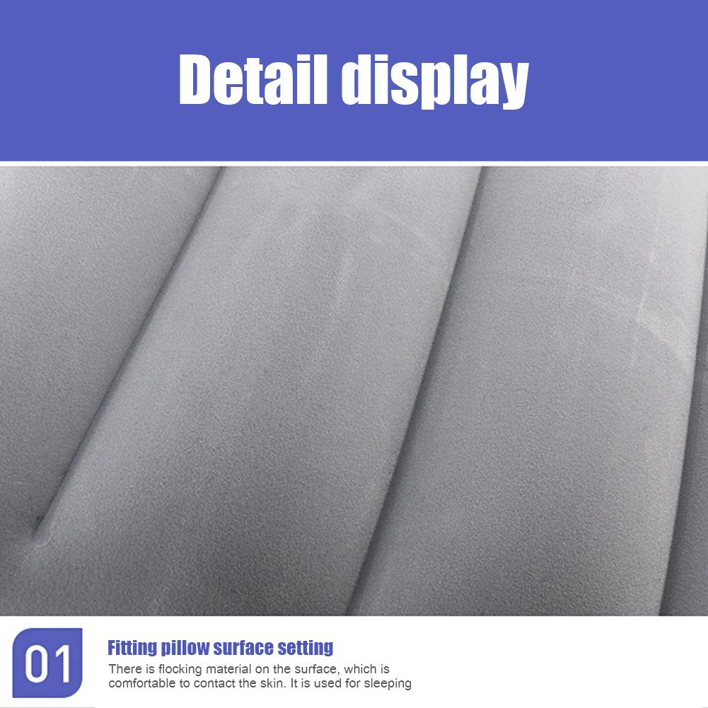 Měkký nafukovací cestovní polštář, funkční nafukovací polštář, ultralehký skládací polštář na batoh pro cestování a venkovní aktivity