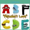 Alphabet Lore Cute Plush Toy Keychain Bag Pendant Stuffed Doll Xmas Birthday Gift
