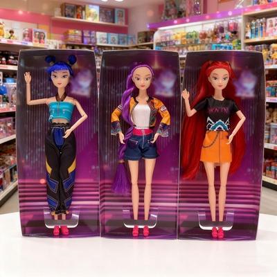 Kpop Demon Hunters Doll Rumi Zoey Mira,vinyl Toy Doll Barbie Doll Joint Movable Girl Gift