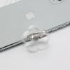 Transparent Finger Ring Mobile Phone Holder Universal  Smartphone Clear Stand Support Cell Phone Car Mount For iPhone 15 Xiaomi