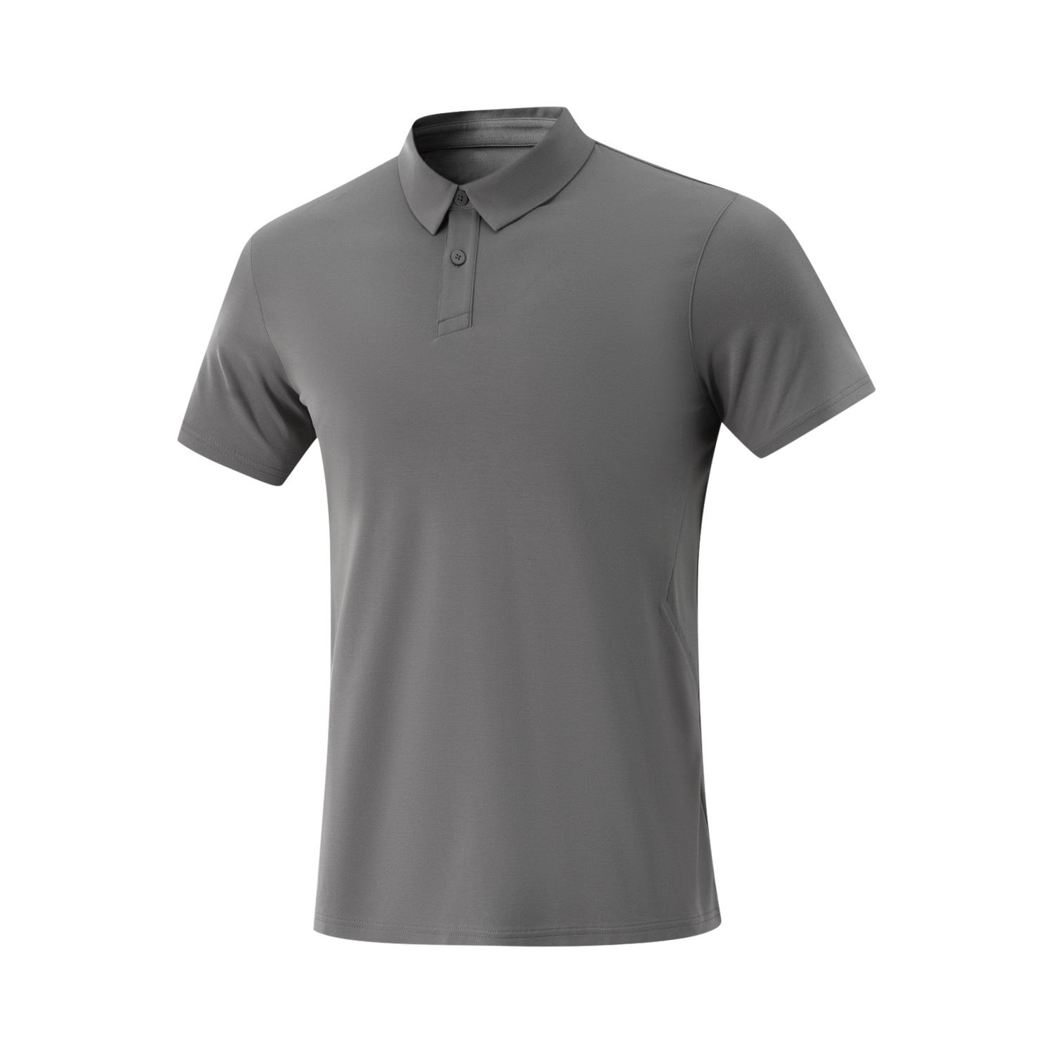 

Li Ning Серия Фитнес Повседневная Спортивная Ледяной Шелк Быстросохнущая Прохладная Удобная Универсальная Футболка-поло с коротким рукавом Мужская Футболки-поло Асфальтово-серый APLV167-6 M