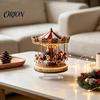 Unique Collectible Keepsakes Carousel Acrylic Tabletop Decor, 2D Flat Hanging Ornament for Christmas Decorative Figurines Home Office Desk Decoration,