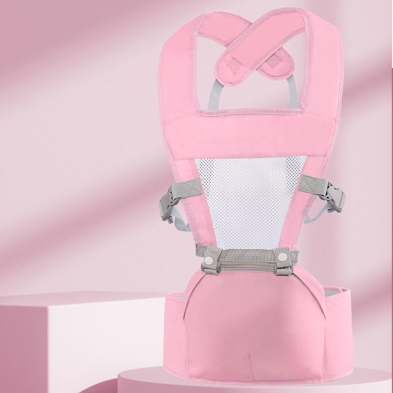 Breathable Summer Baby Carrier Waist Stool Mesh Sling for Infants and Toddlers
