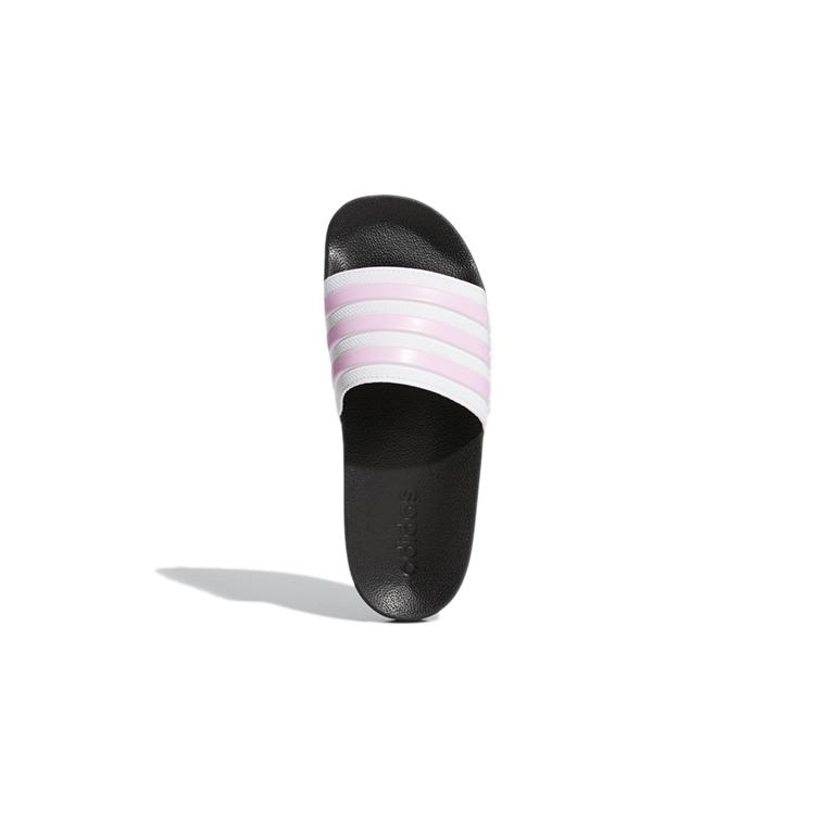 Kids' Adidas ADILETTE SHOWER Quick Dry Slippers Black Pink White FY8843