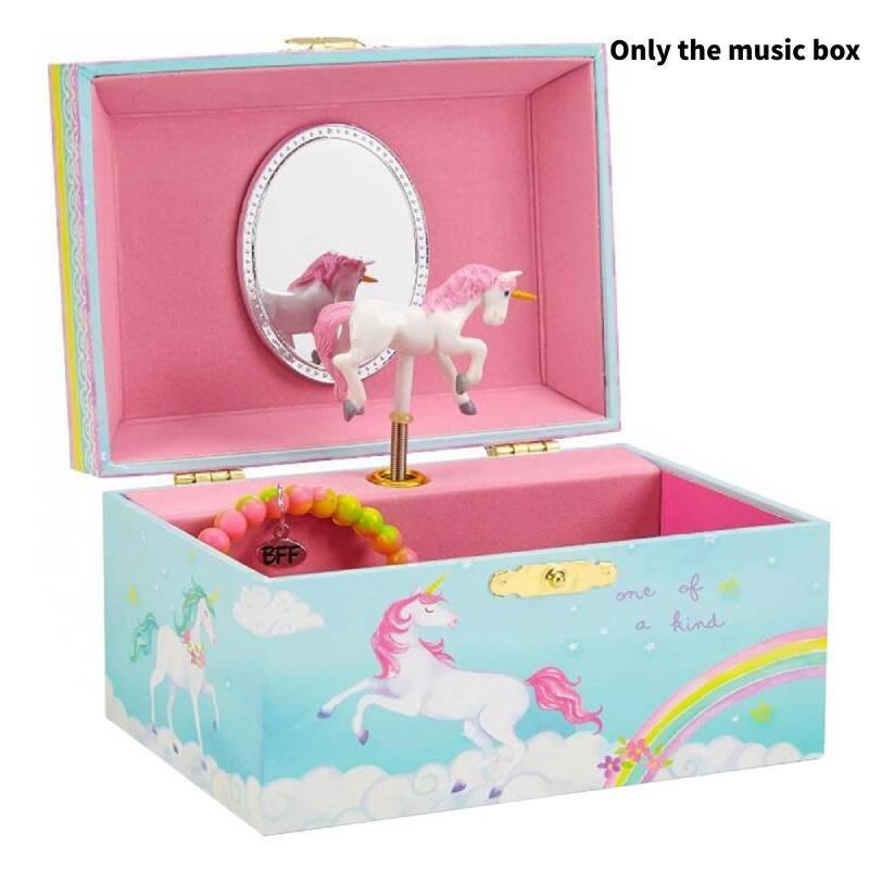 Unicorn Children's Music Box Jewelry Organizer New Year Birthday Gift Multifunctional Ce Certified
