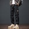 Nuovi Jeansalls Americani alla Moda per Primavera e Autunno Pantaloni Larghi da Uomo Monocolore Casual Taglia Grande Pantaloni Sportivi da Uomo
