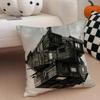 bloodcurdling TThe Cabin in the Woods Cushion Cover Throw Pillow Cover Hidden Button Durable Polyester Chair Cushion
