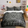 Ornate Floral Pattern Design Bedding Duvet Cover Set Duvet Cover Pillowcases  (1*Duvet Cover 2*Pillowcases, Without Duvet Insert)