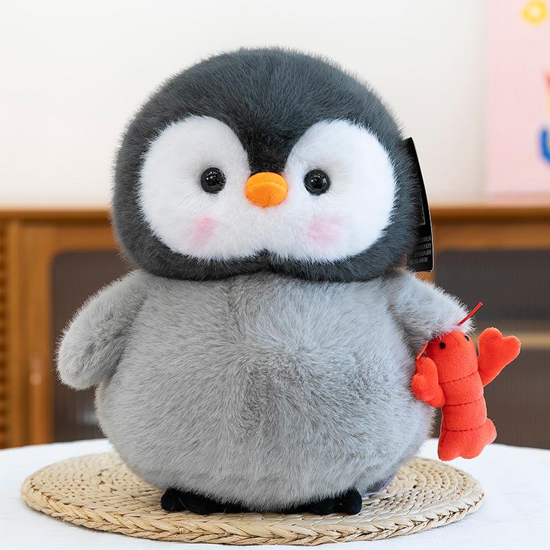 Cute Tudou Penguin Plush Toy Aquarium Souvenir Children's Lobster Doll Office Ornament