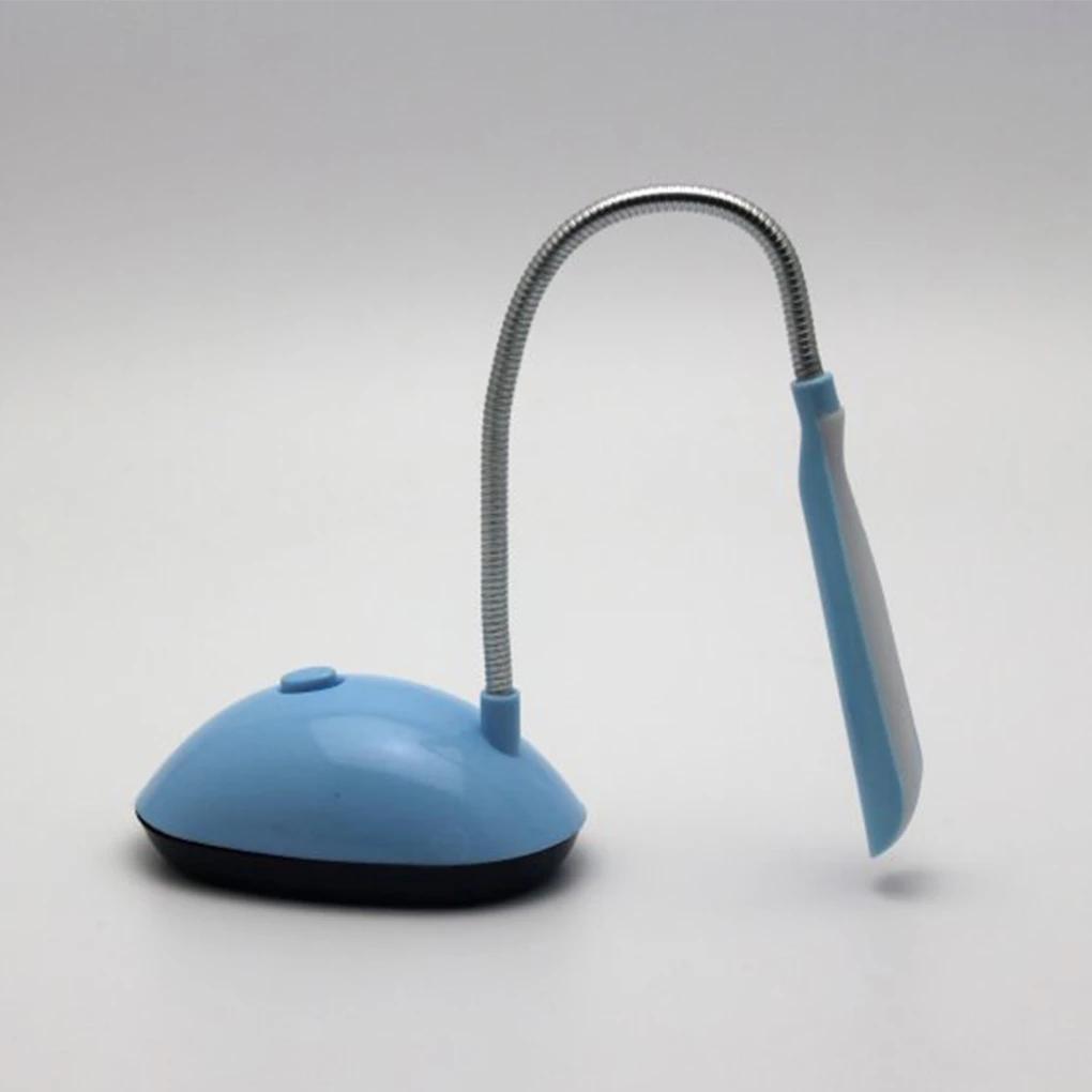 Lamp LED Lamp Table Desk Lamp Reading Lamp Foldable Dimmable AA Battery Powered Table Light 4 LED Portable Lamp Flexo Book Light