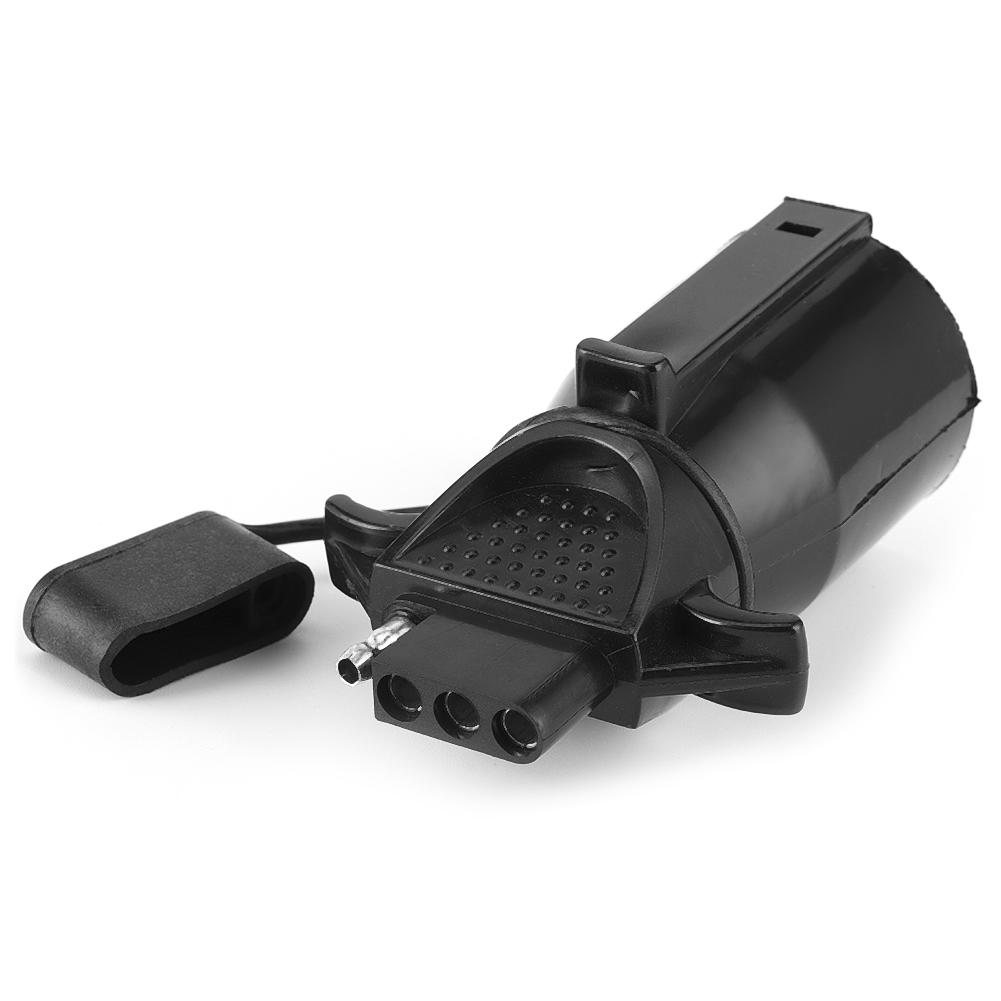 

7-контактный адаптер-конвертер на плоский 4-контактный Водонепроницаемый разъем США для прицепов-домов на колесах