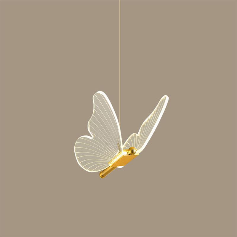 Butterfly Lamp Pendant Lamp Crystal Chandeliers Modern Chandelier Dining Room Lights Nordic Kitchen Livingroom Decoration