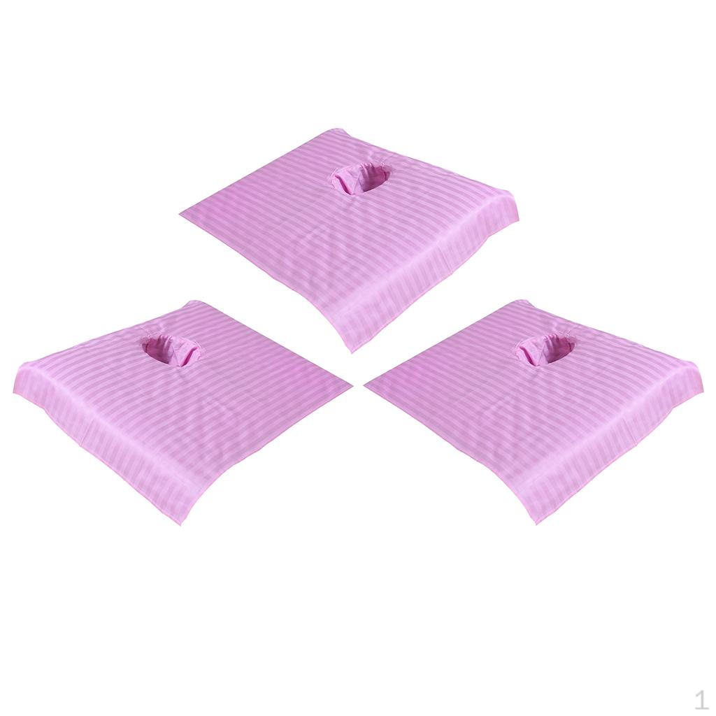 

3 шт., массажный стол для спа-отеля, простыня с отверстием для дыхания, секционные 50x80 см, машинные руки