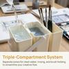 3PCS Three In One Folding Paint Water Bucket Multi-function Paint Bucket  Outdoor Sketch