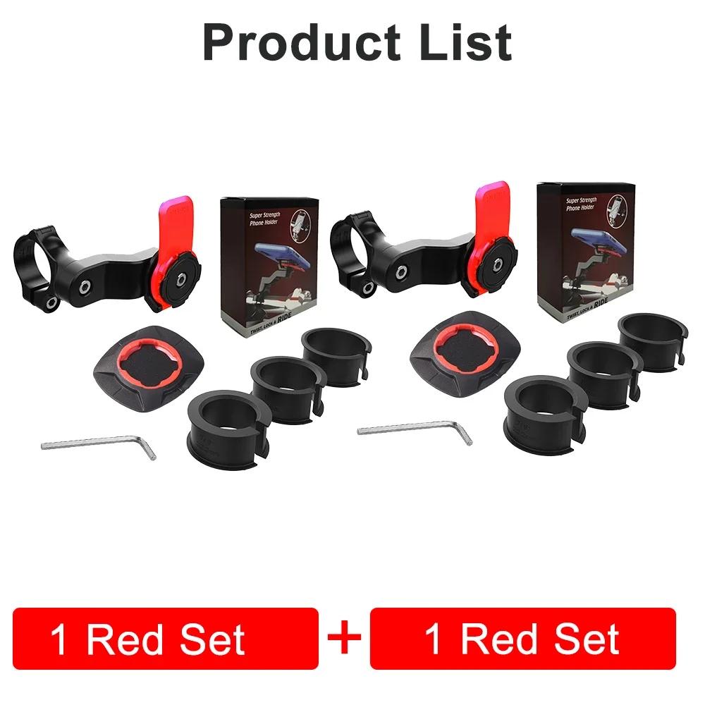 Držák telefonu na motocykl, kolo, protiskluzový, absorbující otřesy, stojan na telefon, otočný o 360°, protinárazové, bezpečnostní držáky na telefon na řídítka