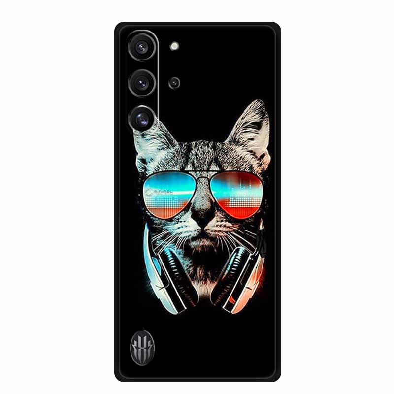 Für ZTE nubia Red Magic 10 Pro 5G Hülle Tiere Weiches Silikon TPU Handyhüllen Rückseite für REDMAGIC 10 Pro+ Mode Wolf Fundas