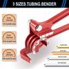 0-180 Degrees 3 in 1 Tubing Bender Adjustable Manual Pipe Bender Tube Bender Tool  Copper Pipe