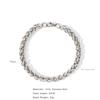 Hip Hop Stainless Steel Spinal Chain Bracelet Simple Men Titanium Steel Jewelry Fashion Party Accessories Gifts
