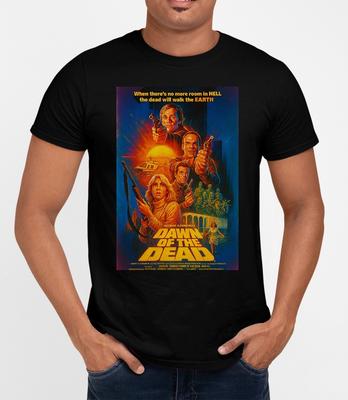 Dawn of the Dead T-Shirt Cool Retro Movie Film Classic Tee Gift Xmas Unisex T-Shirt