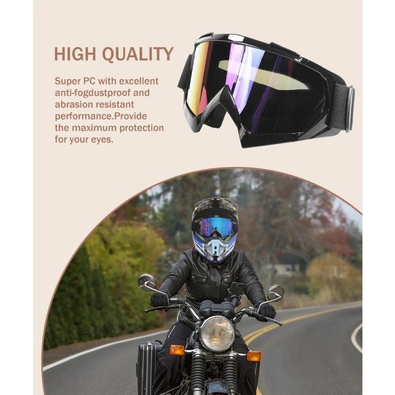 Motorcycle Protective Glasses Outdoor Sports Skiing Windproof and Dustproof Goggles Off-road Riding Cold-proof Riding Glasses