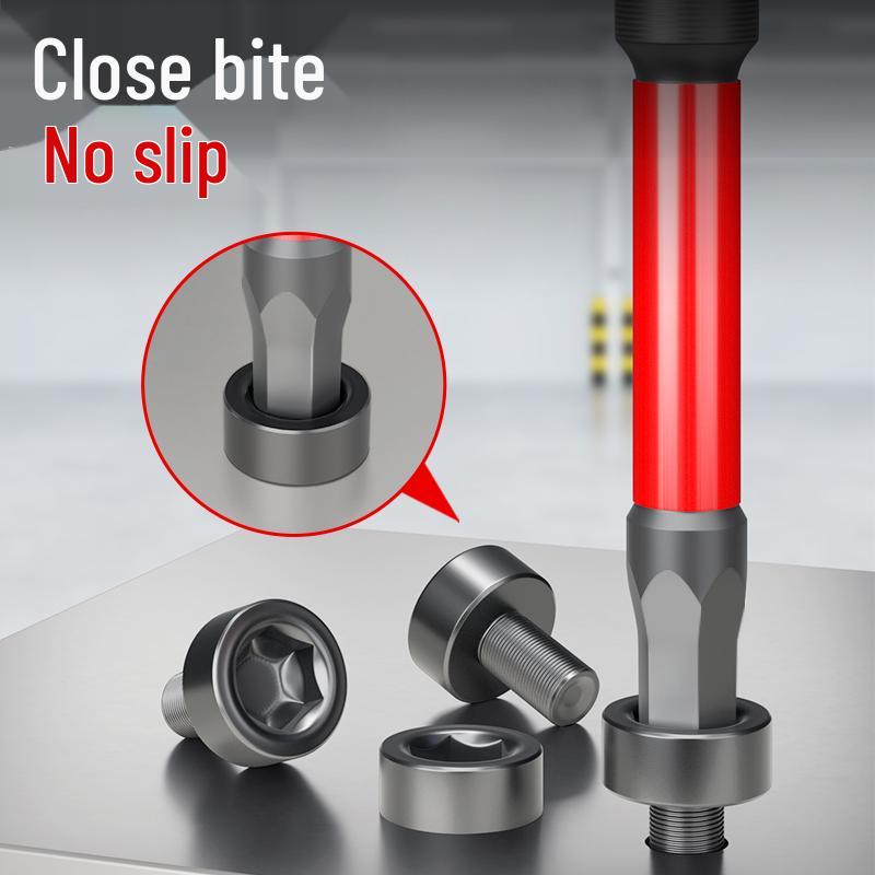 High-Strength S2 Magnetic Hex Socket Pneumatic Screwdriver Bit