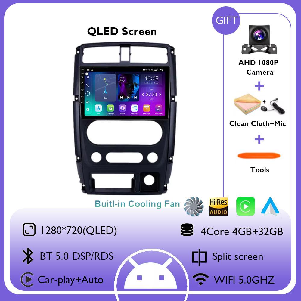 

Android 14 Carplay Car Radio для Suzuki Jimny 3 2005 - 2019 Навигация GPS Мультимедийный Плеер WiFi+4G DSP стерео BT 360 камера