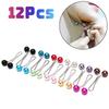 12Pcs/Lot Anti Slip Brooch Headscarf Shawl Scarf Lady Muslim Fixed Pins Scarf Hijab Clips Pearl Stylish Brooch for Women Jewelry