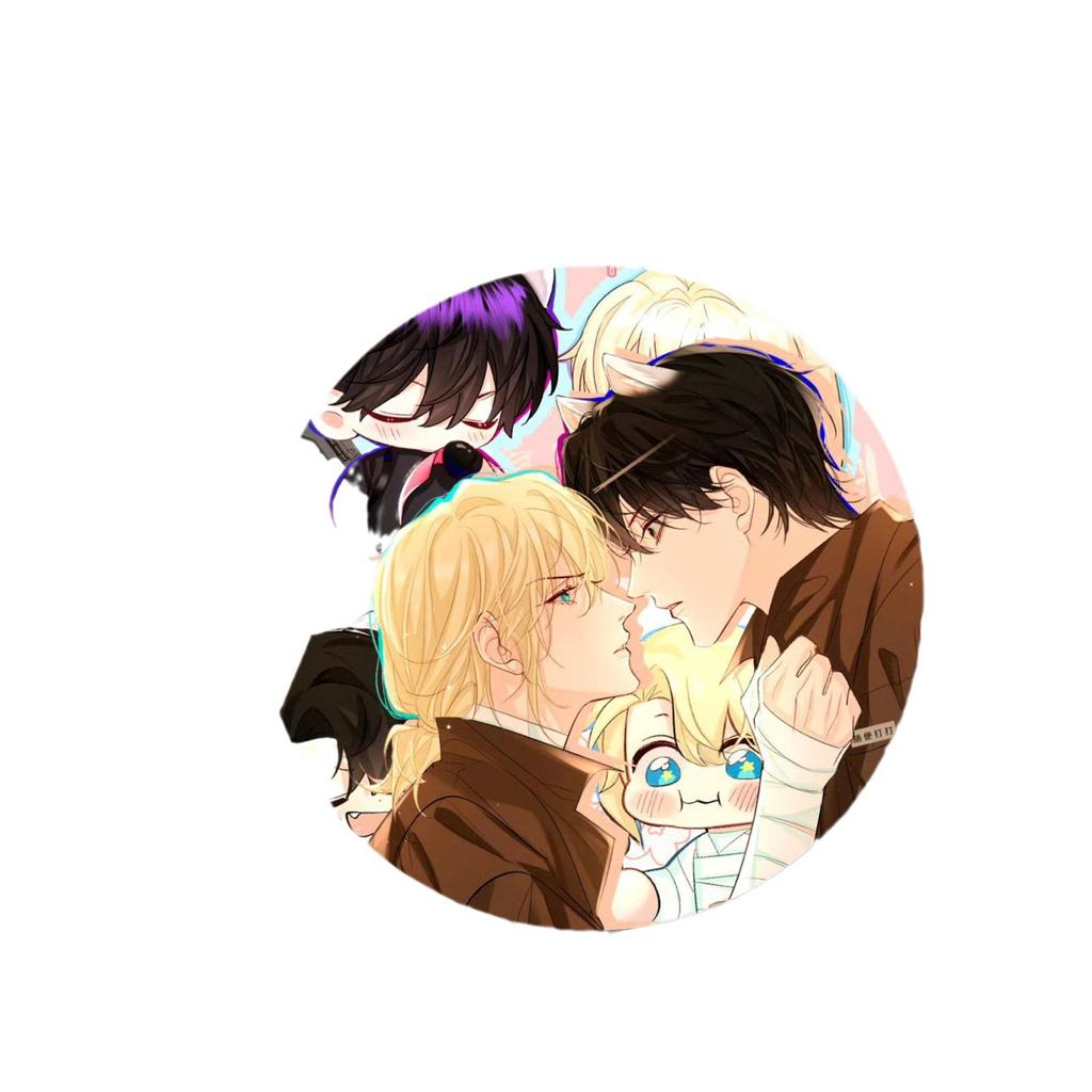 Anime Character Button Pin Brooch – Two-Dimensional Charm for Fall Conventions