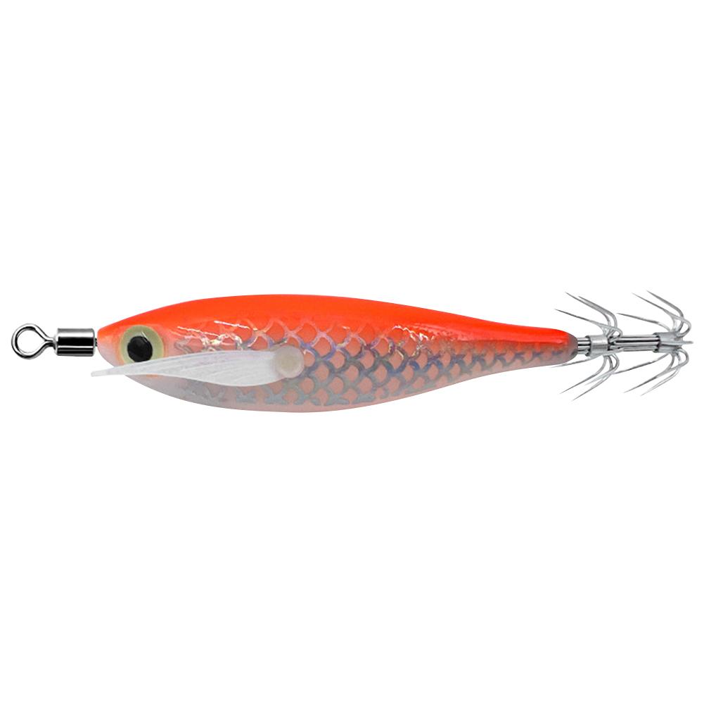 Luminous Squid Hook Squid Fishing Lure with 3D Eyes Glow In The Dark Squid Bait Fake Octopus Bait for Saltwater Freshwater
