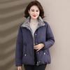 Women's Winter Fleece-Lined Short Padded Jacket