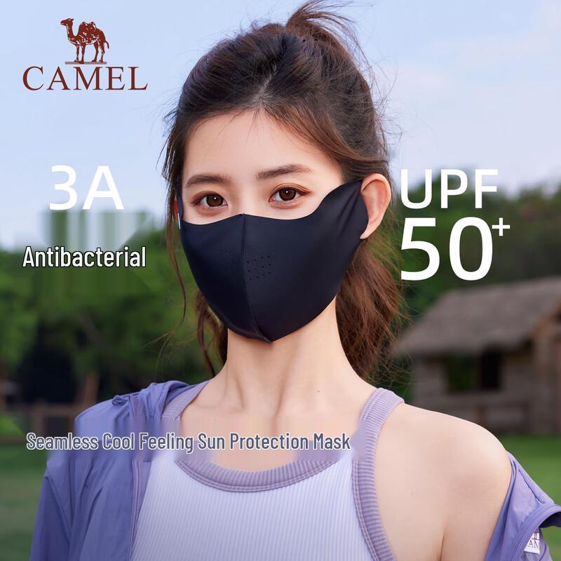 CAMEL Women s UPF50+ Ice Silk Sun Protection Mask
