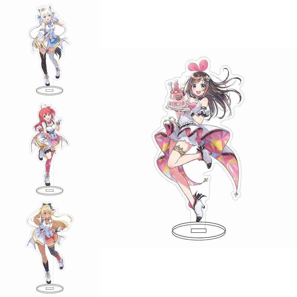 Hololive Vtuber Acrylic Stand Stylish Desktop Decor Highlighting Fubuki Okayu Ayame Subaru Matsuri