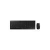 Cherry Stream Desktop Recharge Keyboard and Mouse Set Wireless Black