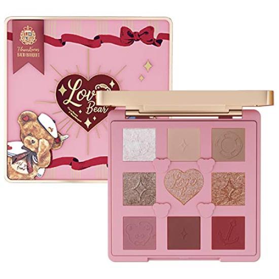 Flower Knows LoveBear 9-Color Eyeshadow Palette (Strawberry Milk)