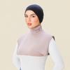 Perfect Match Soft Elastic Modal Detachable Collar Square False Collars Solid Color Turtleneck High Inner Neck Cover For Women Scarf