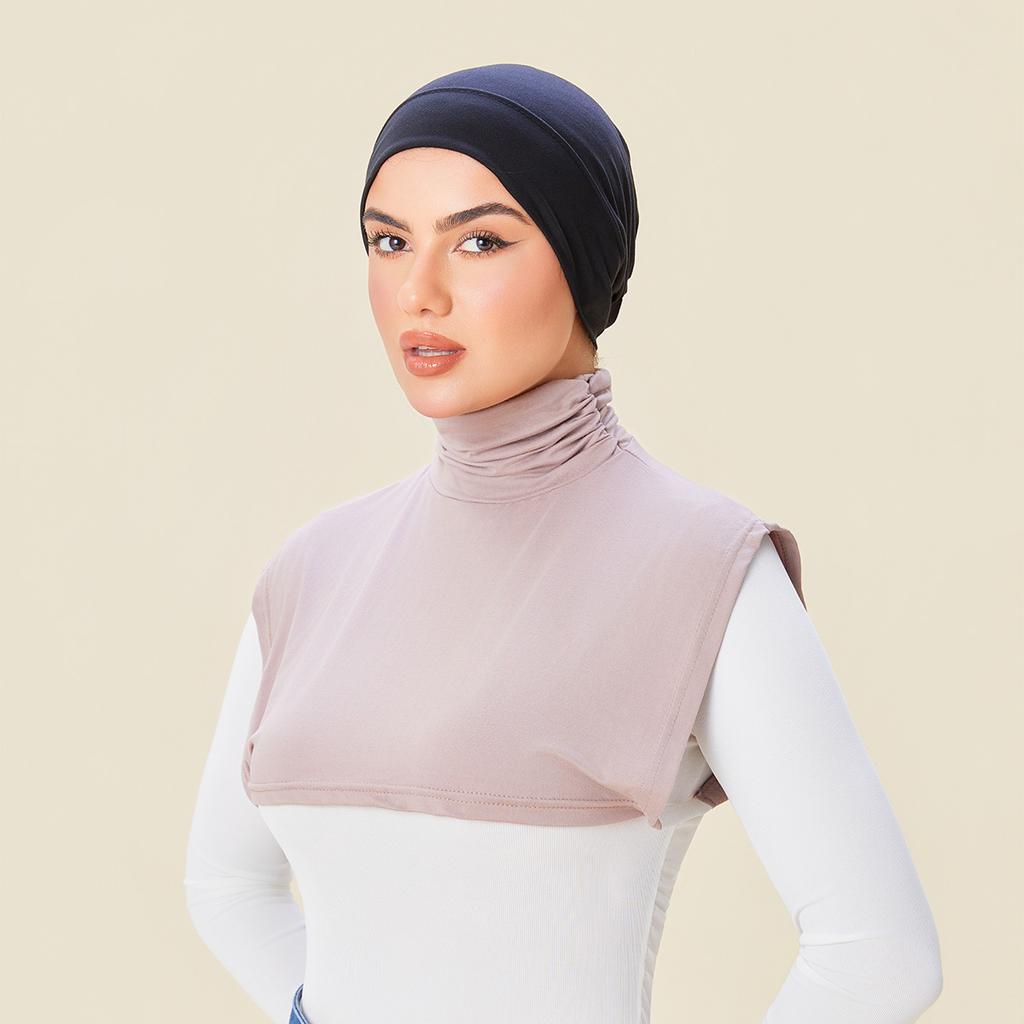 Perfect Match Soft Elastic Modal Detachable Collar Square False Collars Solid Color Turtleneck High Inner Neck Cover For Women Scarf
