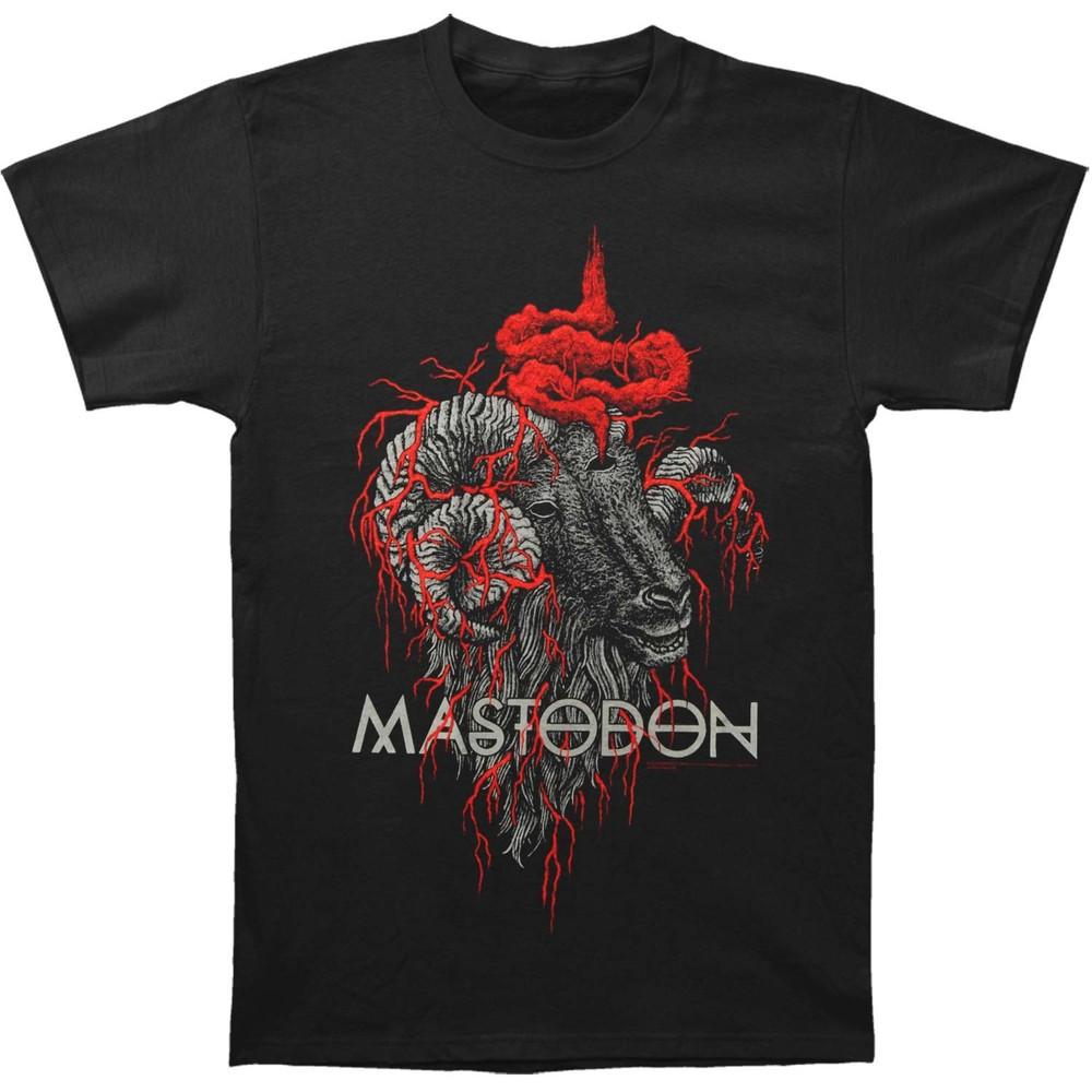 Mastodon Rams Head Colour T-shirt XX-Large Black Unisex T-Shirt